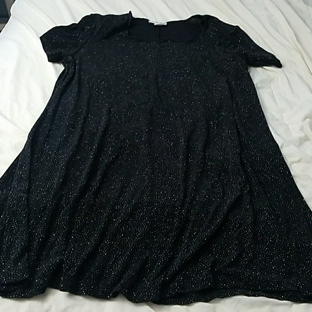Sparkly black dress